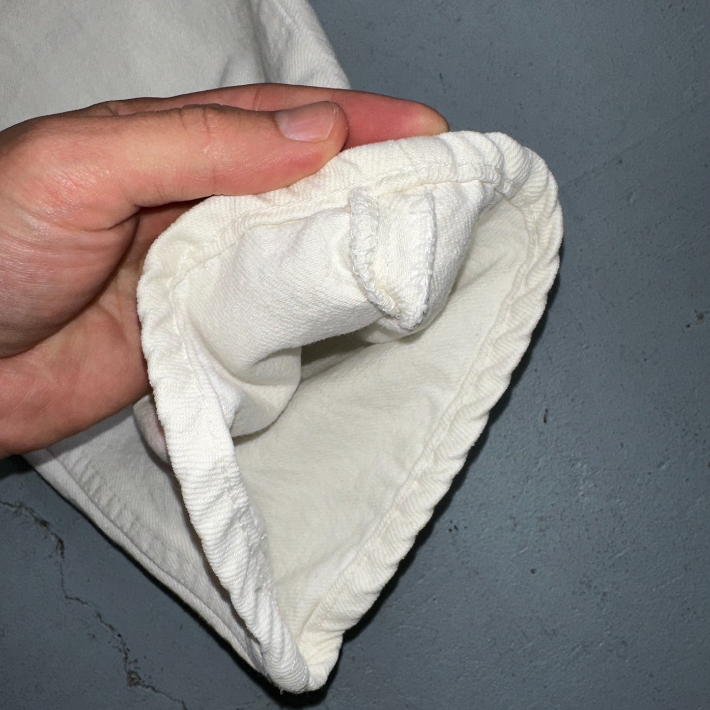 Levis 501 Vintage 80s USA XX Straight Leg Jeans White Light Wash 34x32 Act 31x31