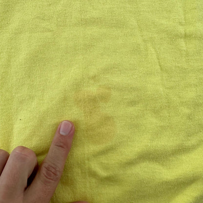 Oregon Silverton Vintage T Shirt Yellow Blank Front Jubilee Sports Hanes 80s