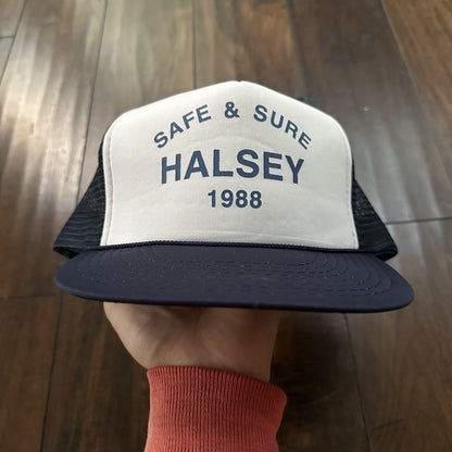 Halsey Safe Sure Funny 1988 Vintage Hat Cap Snapback Cool Metal Music Oregon 80s