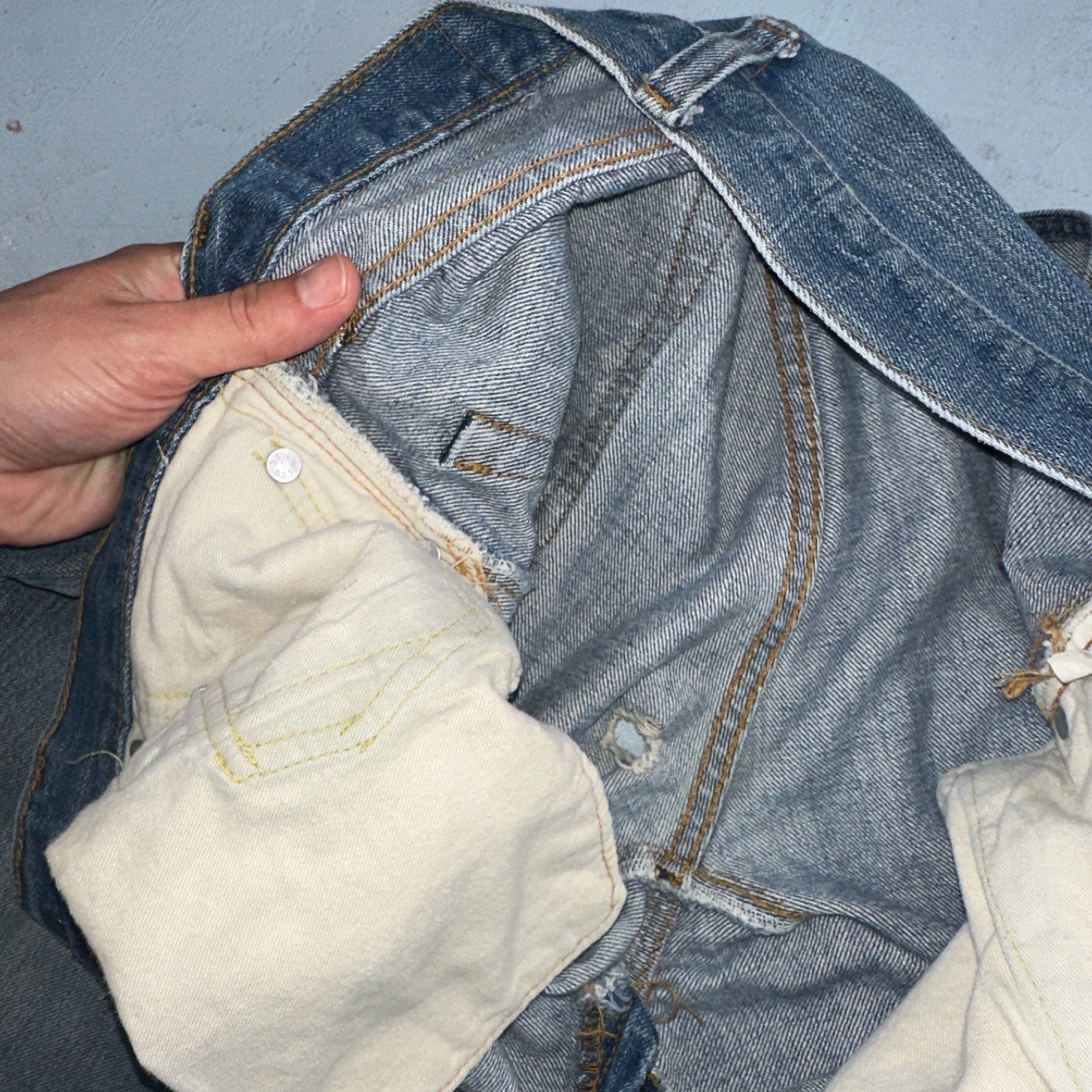 Levis 501 Vintage 70s SS Redline Selvedge USA XX Jeans Med Wash 32x34 Act 30x29