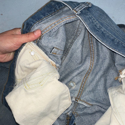 Levis 501 Vintage 70s SS Redline Selvedge USA XX Jeans Med Wash 32x34 Act 30x29