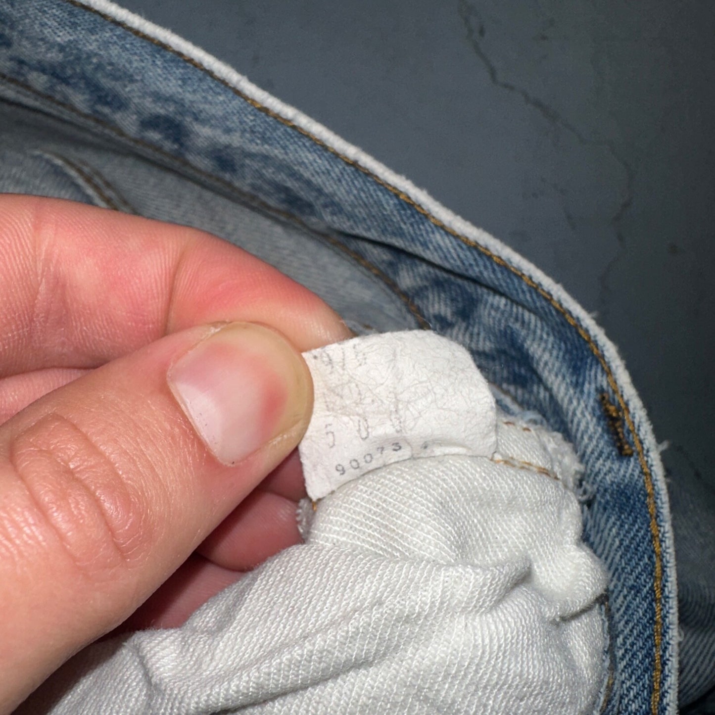 Levis 501 Vintage 80s Redline Selvedge USA XX Jeans Light Wash 35x38 Act 32x33