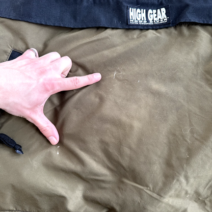 High Gear Hood River USA Made Size L Olive Waterproof Insulated Coat Green Black