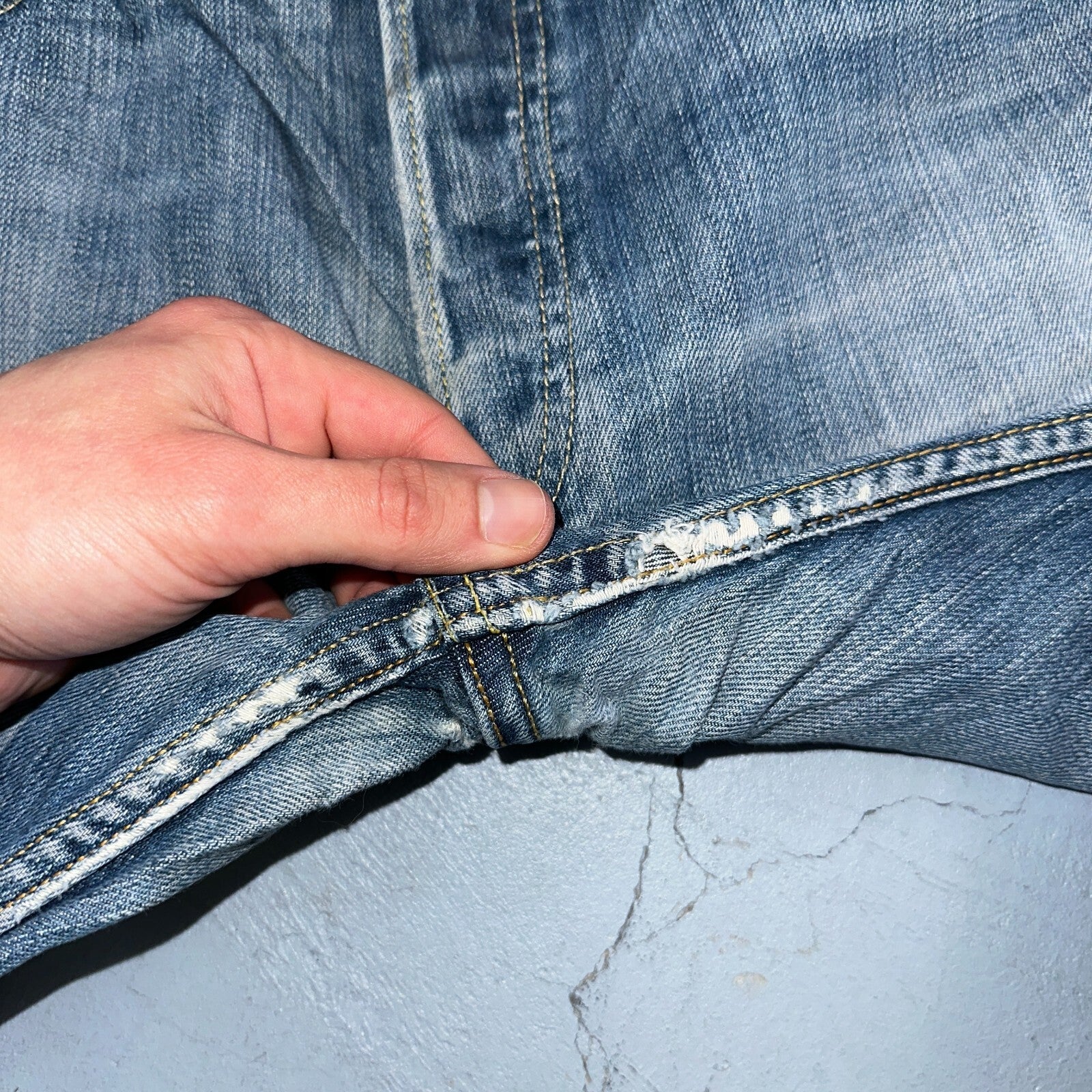 Levis 501 Vintage Y2K XX Straight Leg Jeans Blue Med Wash 34x34 Act 32x29