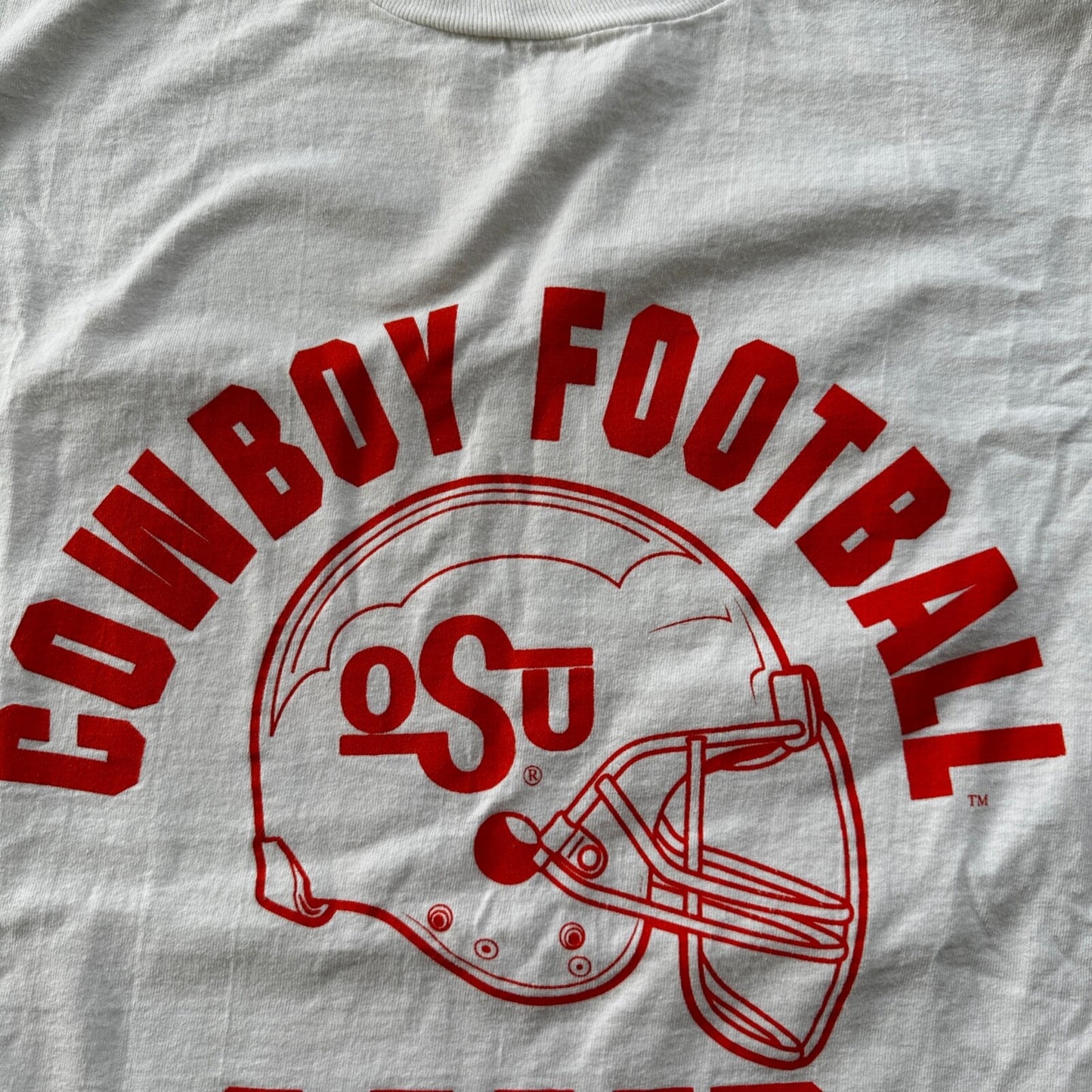 Nike OSU PDX Vintage T Shirt 90s Gray Tag Cowboy Football Rare XL Oklahoma State