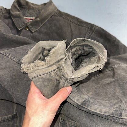 Ben Davis Jacket VTG 90s Canvas Blanket Lined Chore Workwear USA 3XL Detroit