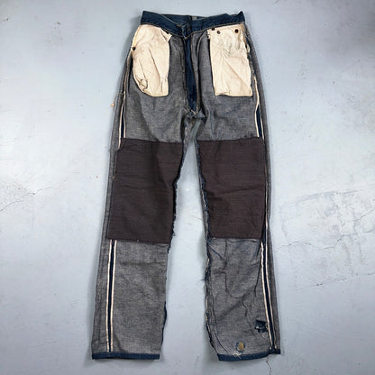 Levis 701 Big E Vintage 50s Redline Hidden Rivets USA 1950s Jeans 501 Act 26x29