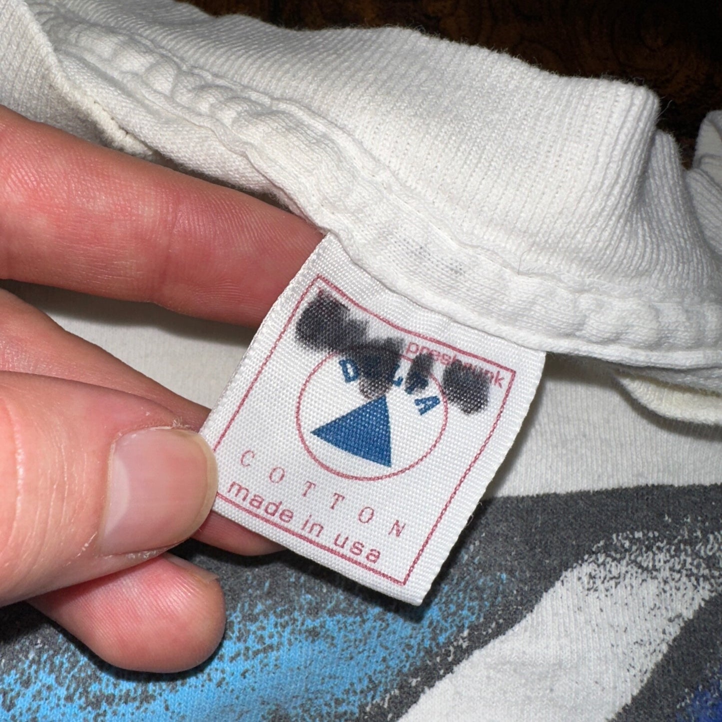 Maasdam Ship Cheese USA Vintage T Shirt 90s White Art Sailing Life Rap Music