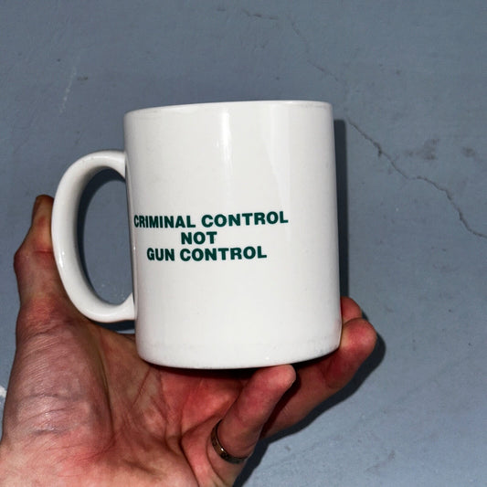 Smith & Wesson Coffee Mug Vintage Rare Criminal Control El Cajon California
