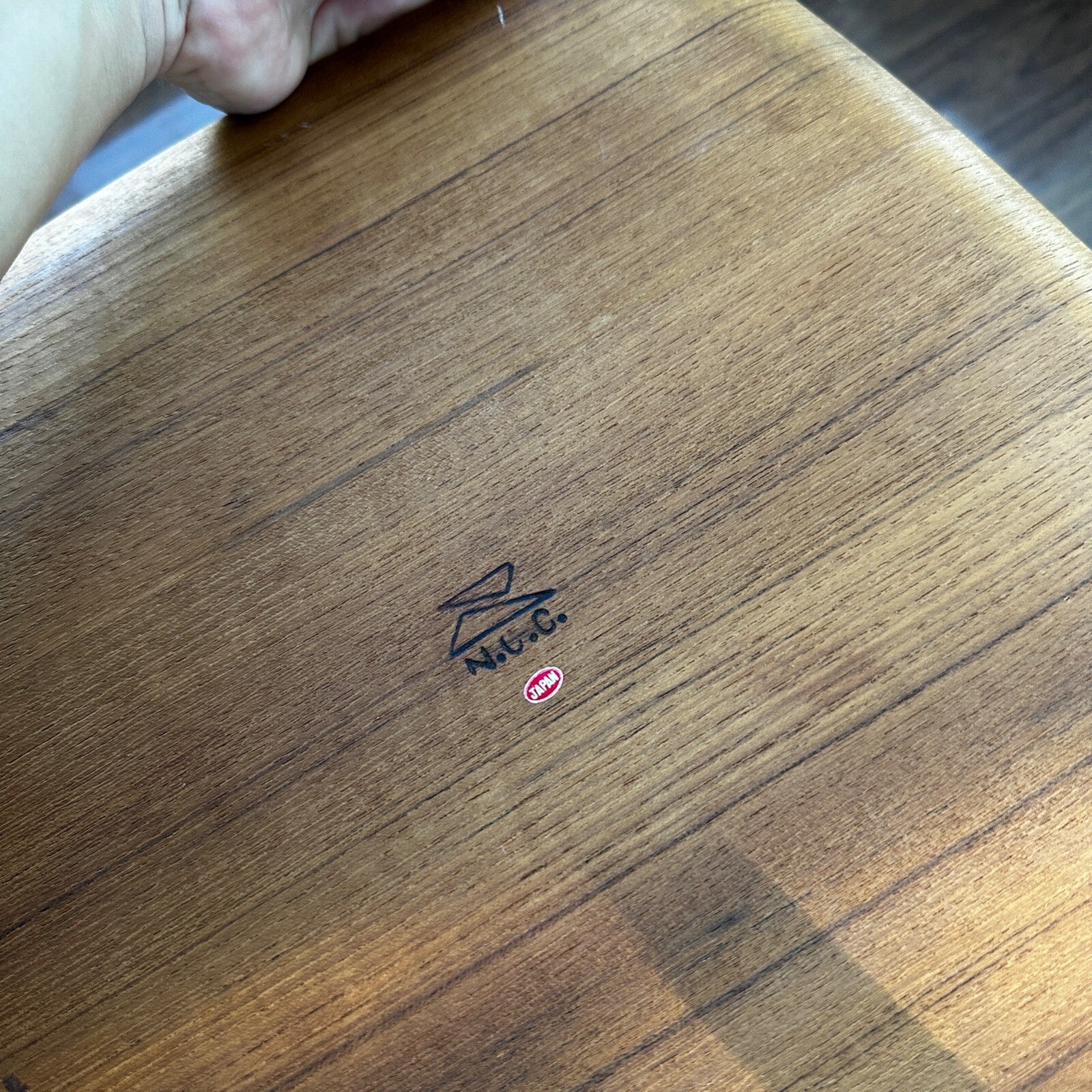 Shigemichi Aomine Teak Tray Plate Japan MCM Eames Nelson Round And Square Lot 2