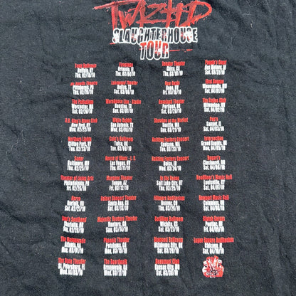 Twiztid Slaughterhouse Tour VTG T Shirt Rock Metal Band Y2K 2010 Gildan M Black