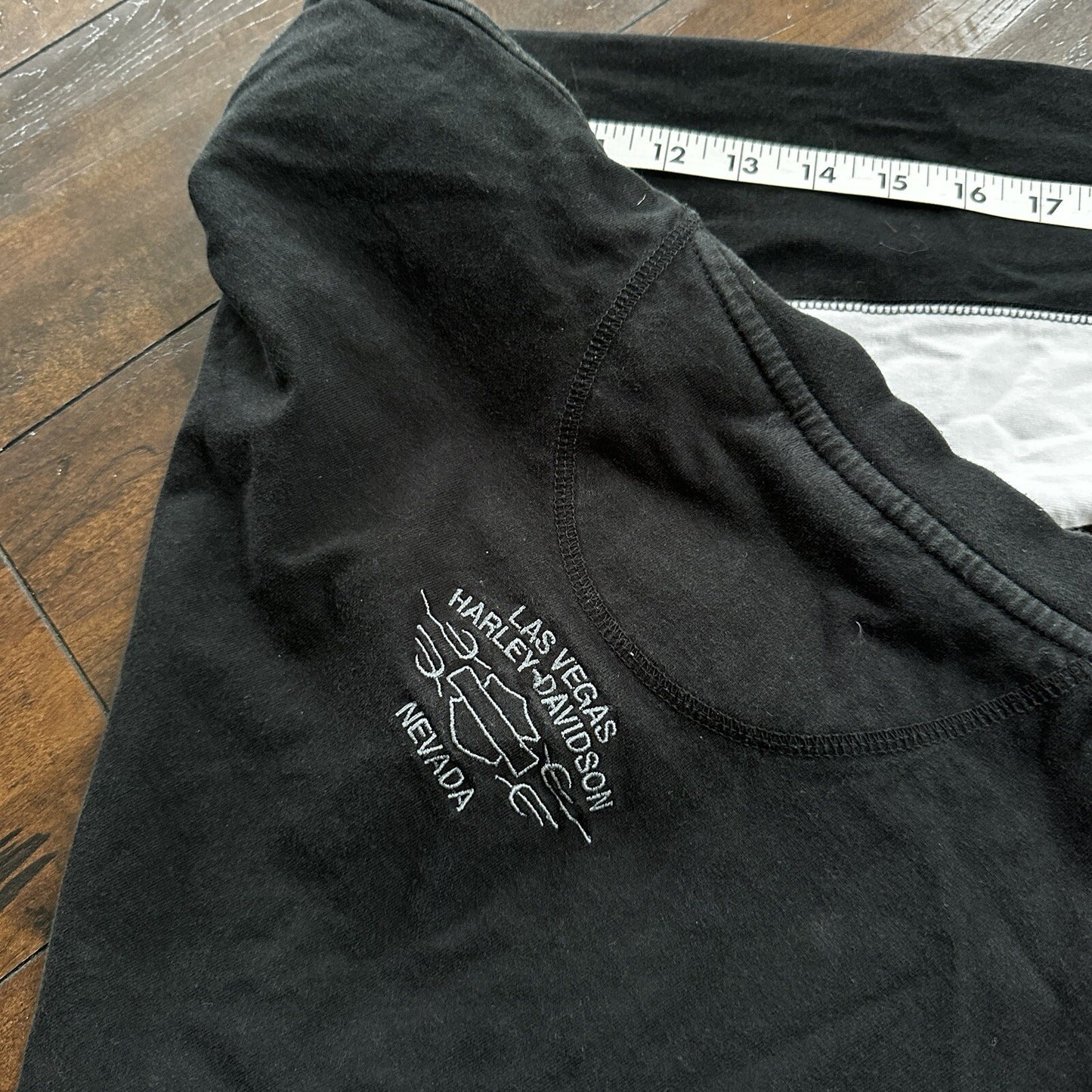 Vintage Harley Davidson T Shirt Y2K Cut Sewn Cool Motorcyle 90s Style Las Vegas