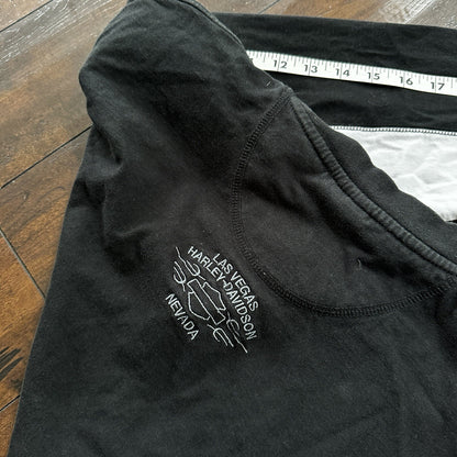 Vintage Harley Davidson T Shirt Y2K Cut Sewn Cool Motorcyle 90s Style Las Vegas