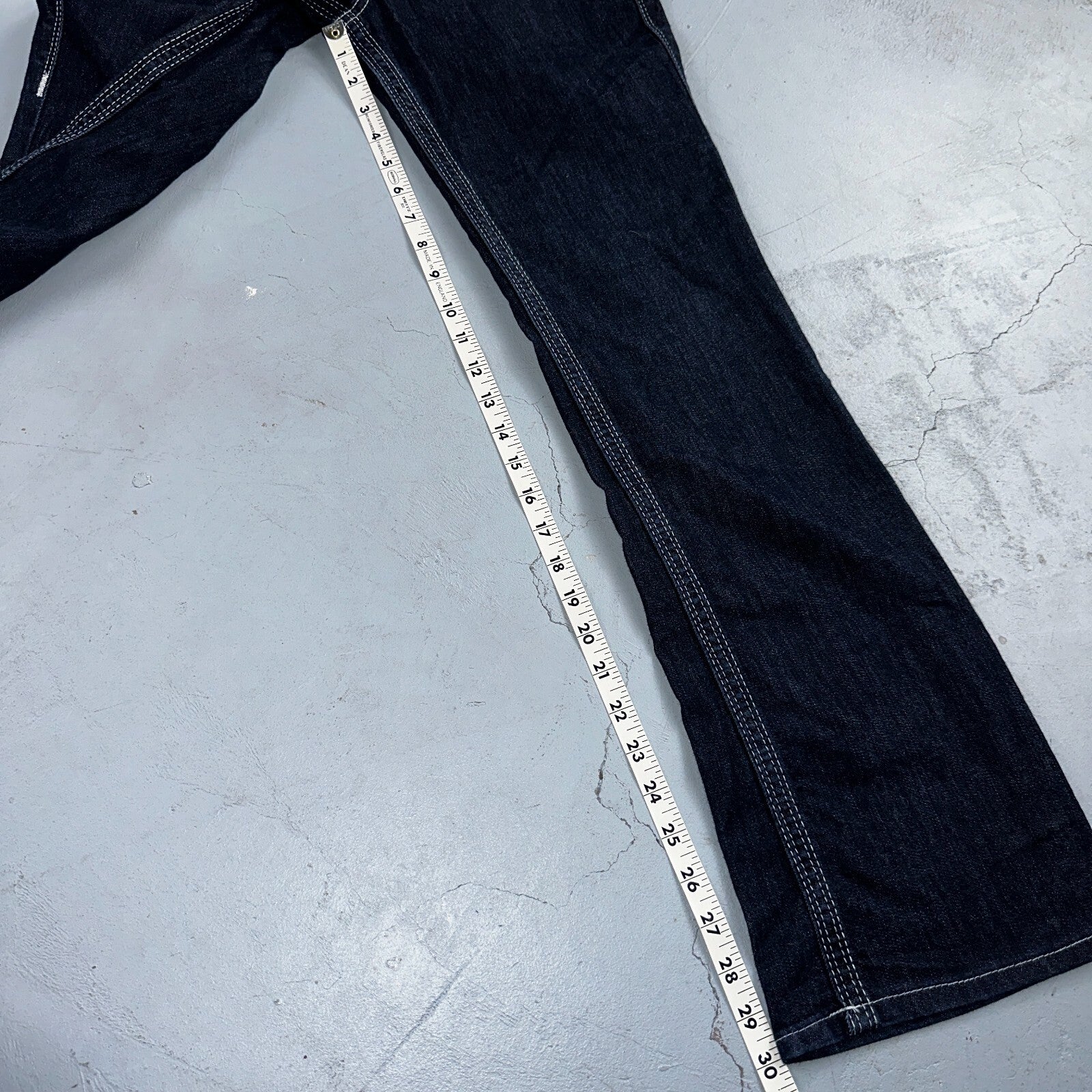 True Religion Jeans Womens 29 Boot Cut Low Rise Dark Stretch Y2K VTG USA 29x30