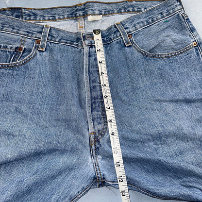 Levis 501 Vintage Y2K 90s XX Straight Leg Jeans Blue Light Wash 38x34 Act 37x34