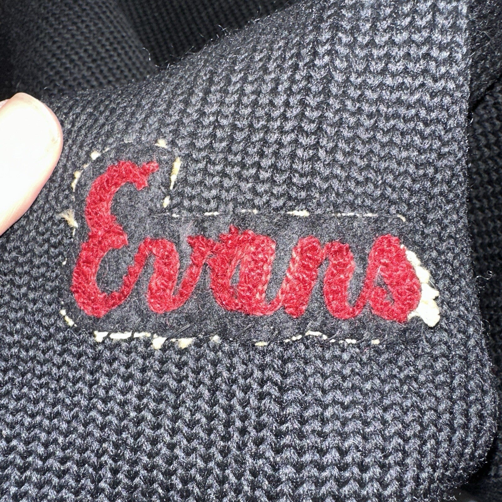 VTG Jack Frost 40s Wool Varsity Sweater Cardigan Indian Black E Evans Letterman