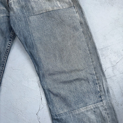 Levis 501 Vintage Y2K XX Straight Leg Jeans Blue Light Wash 38x34 Act 38x32