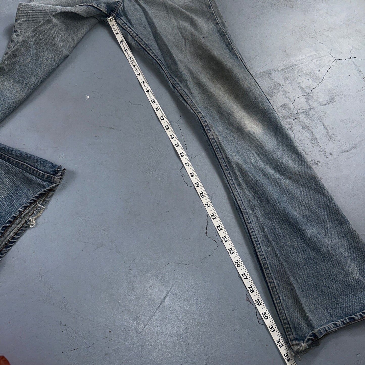 Levis 646 Vintage 70s USA Orange Tab Bootcut Flare Blue Bell Bottom Jeans 29x33