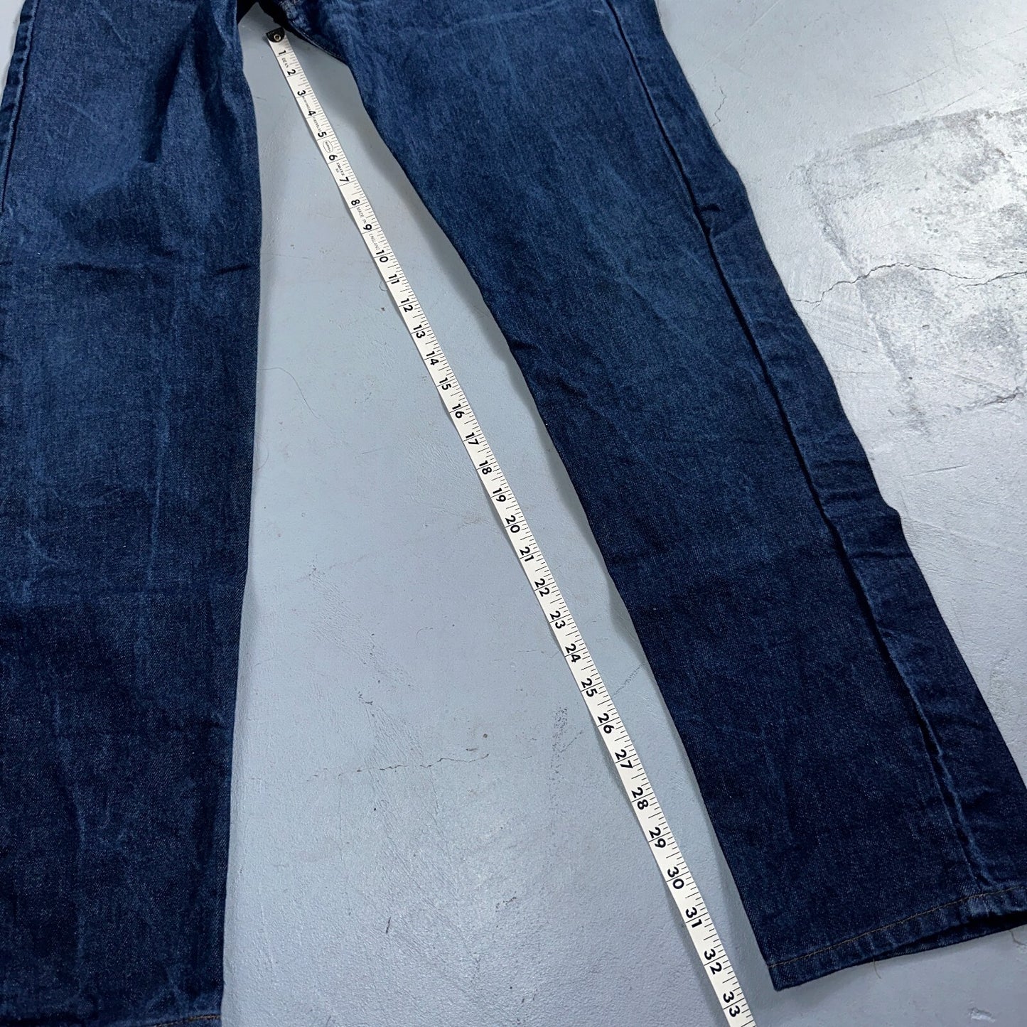 Levis 505 Vintage 80s 20505-0217 Orange Tab Dark 501 Jeans 36x34 USA 1980s