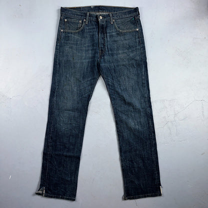 Levis 501 Vintage Y2K XX Straight Leg Jeans Blue Med Wash 33x34 Act 34x32