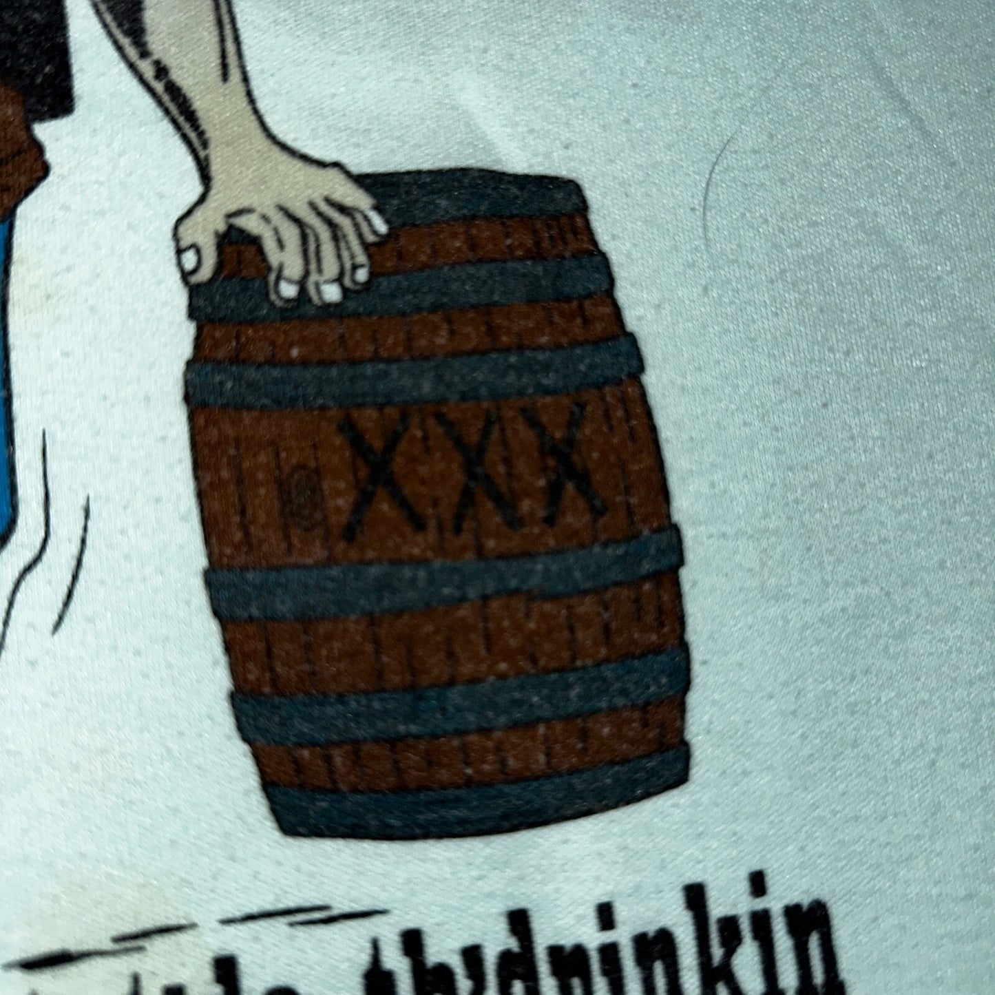 Hari Hari Motor Inn VTG T Shirt Funny Drinking Alcohol Joke Humor Barrel 70s