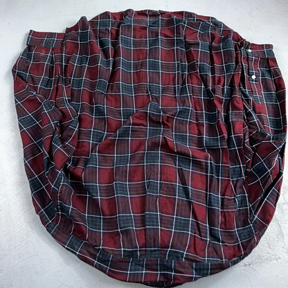 Vintage Polo Ralph Lauren Shirt Mens Large Red Blue Plaid Tilden Golf Crest