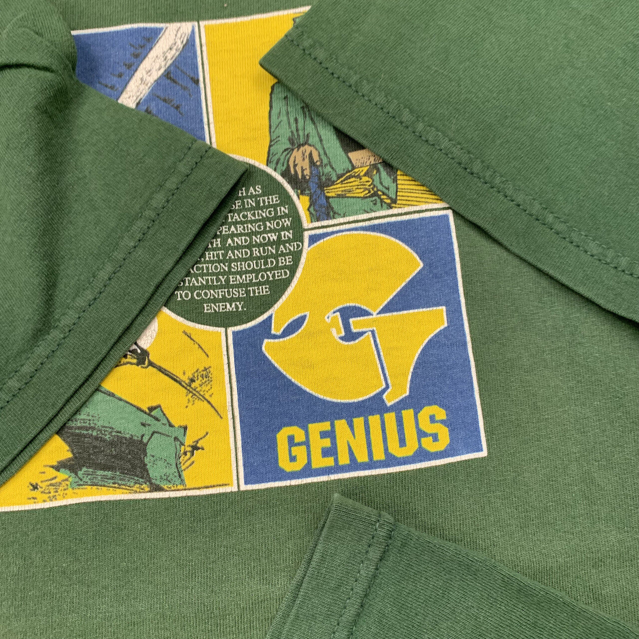 GZA Wu Tang Vintage T Shirt Karate Rap Wu Wear 90s Art Photo NYC Gangsta Music