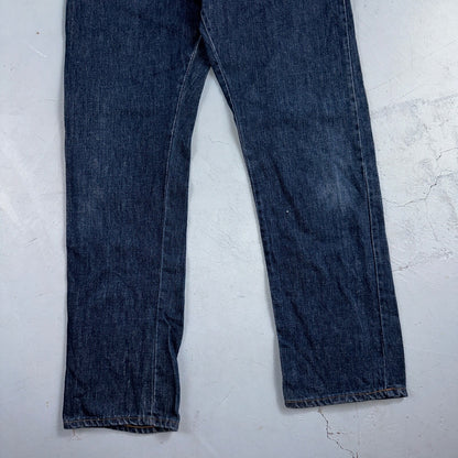 1970s VTG Workwear Denim Jeans Size 30x29 70s Rockabilly 501 High Rise Talon
