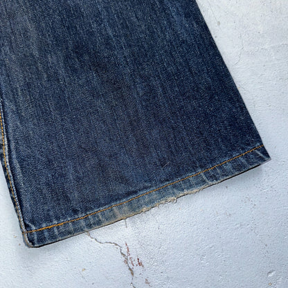 Levis 501 Vintage Y2K XX Straight Leg Jeans Blue Dark Wash 34x32 Act 35x31