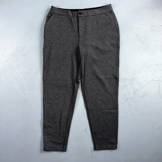 Lululemon Size 10 Grey Marle Ponte High Waist Fly Slim Fit Dress Pants Casual