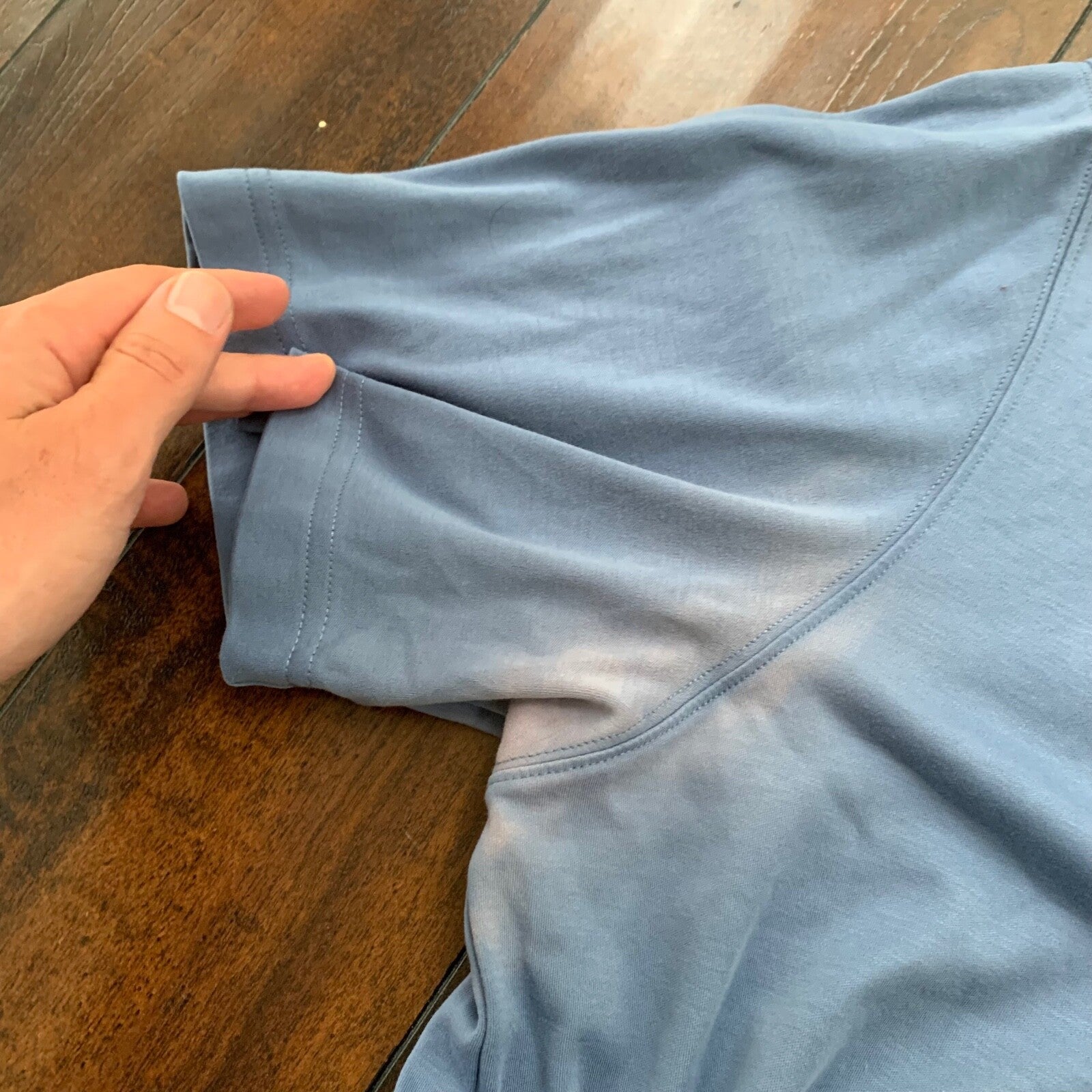 Robert Barakett T-Shirt Men XXL Short Sleeve Casual Pima Montreal Cotton Blue