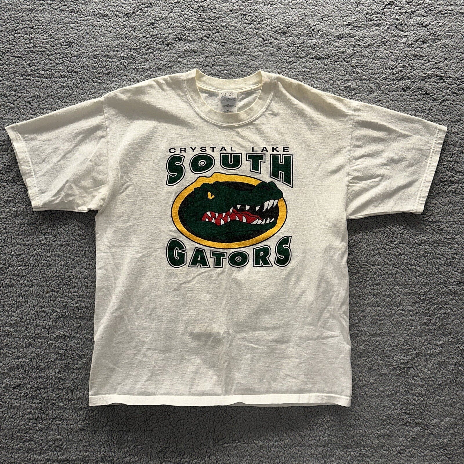 Crystal Lake South Gators Sports Football Vintage T Shirt Y2K Illinois Chicago