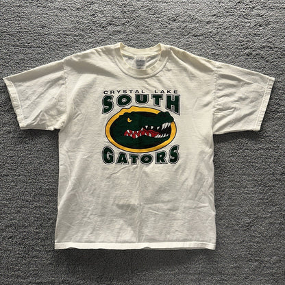Crystal Lake South Gators Sports Football Vintage T Shirt Y2K Illinois Chicago