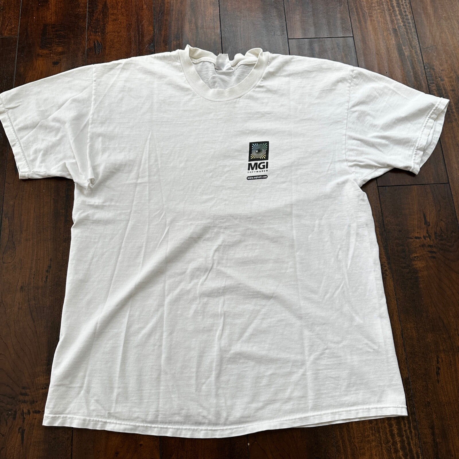 Computer PC Windows MGI Software Tech Vintage T Shirt 90s Y2K Paint Art Hanes