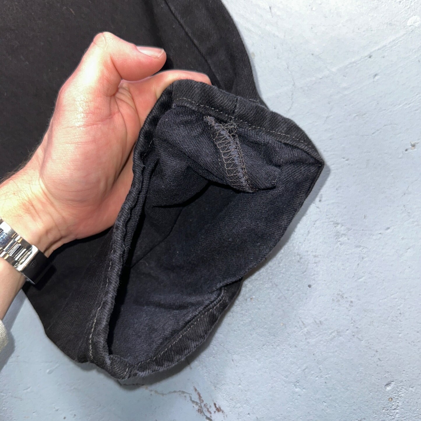 Levis 501 Vintage Y2K Mexico XX Straight Leg Jeans Black Dark Wash 38x30