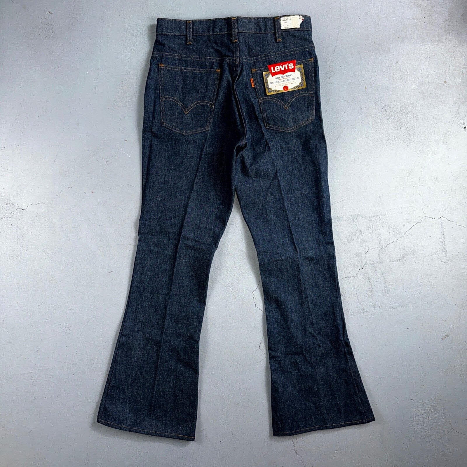 Levis 646 Deadstock 70s USA Orange Tab Bootcut Flare Bell Bottom NOS Jeans 34x31