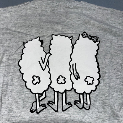 Church Sheep Funny Cute VTG T Shirt Alliance North Side Jesus Christ Love Music