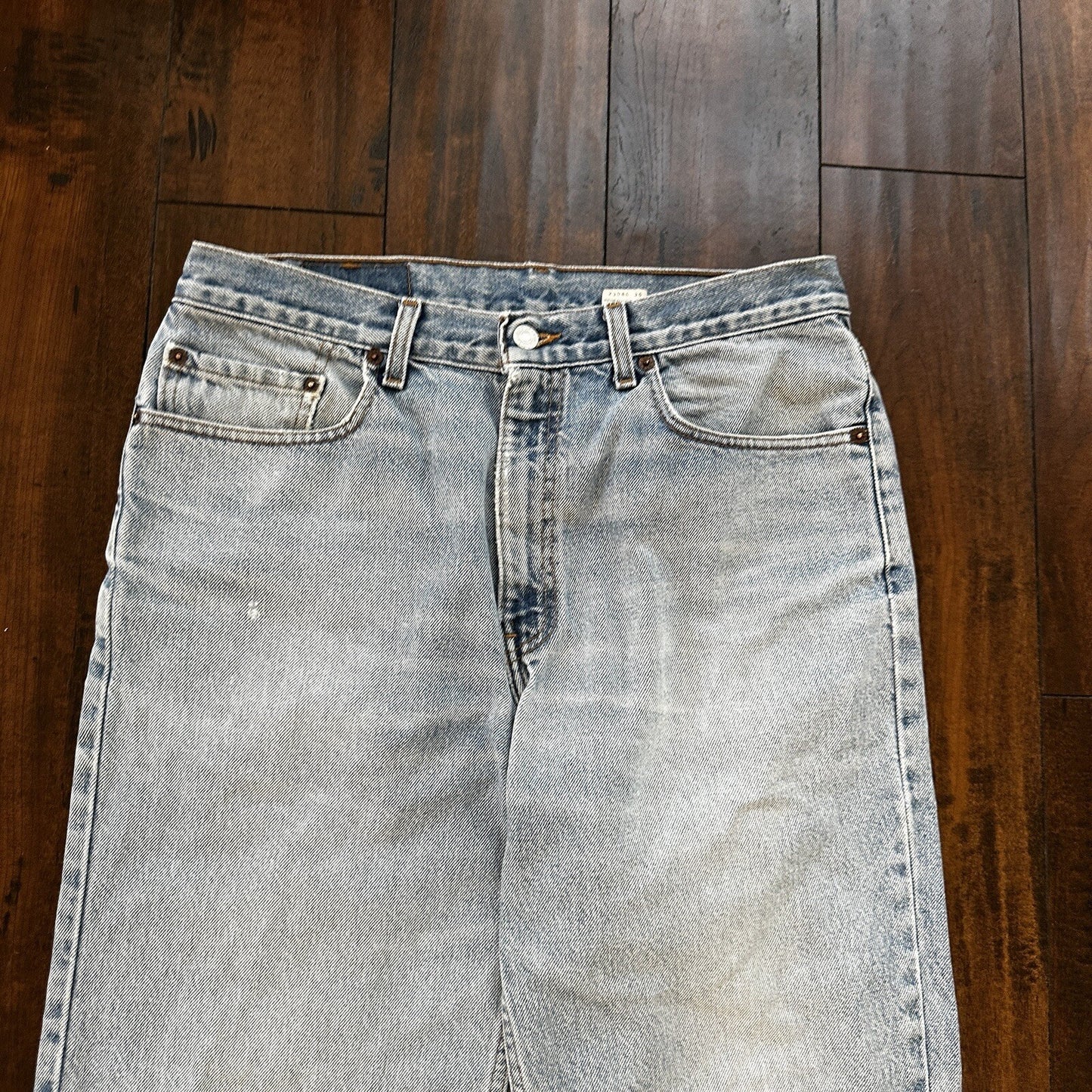 Levis Jeans Mens 34x30 Blue Relaxed Fit Straight Leg VTG 501 Denim Y2K 90s 32x26