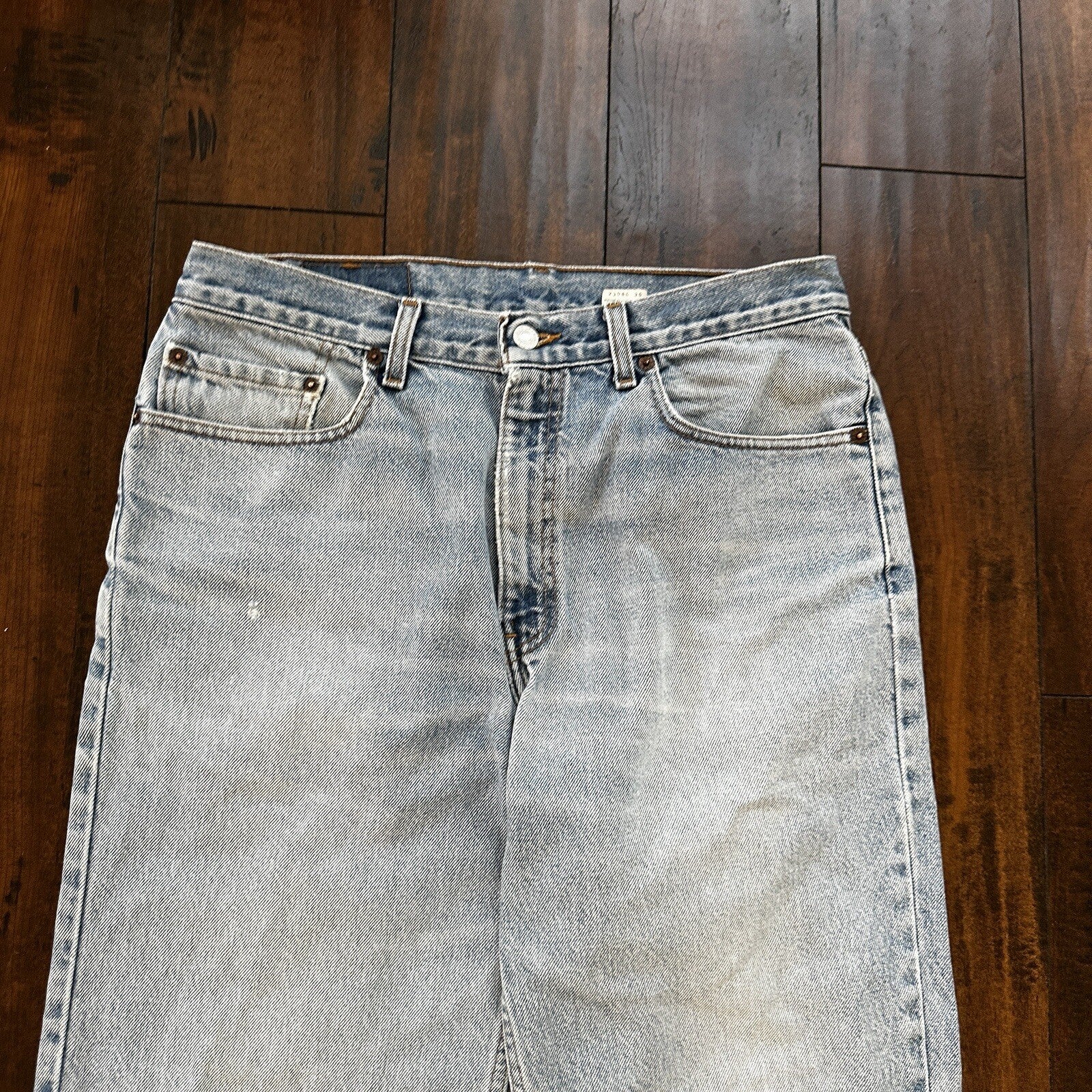 Levis Jeans Mens 34x30 Blue Relaxed Fit Straight Leg VTG 501 Denim Y2K 90s 32x26