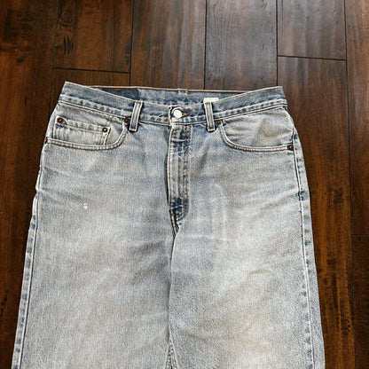 Levis Jeans Mens 34x30 Blue Relaxed Fit Straight Leg VTG 501 Denim Y2K 90s 32x26