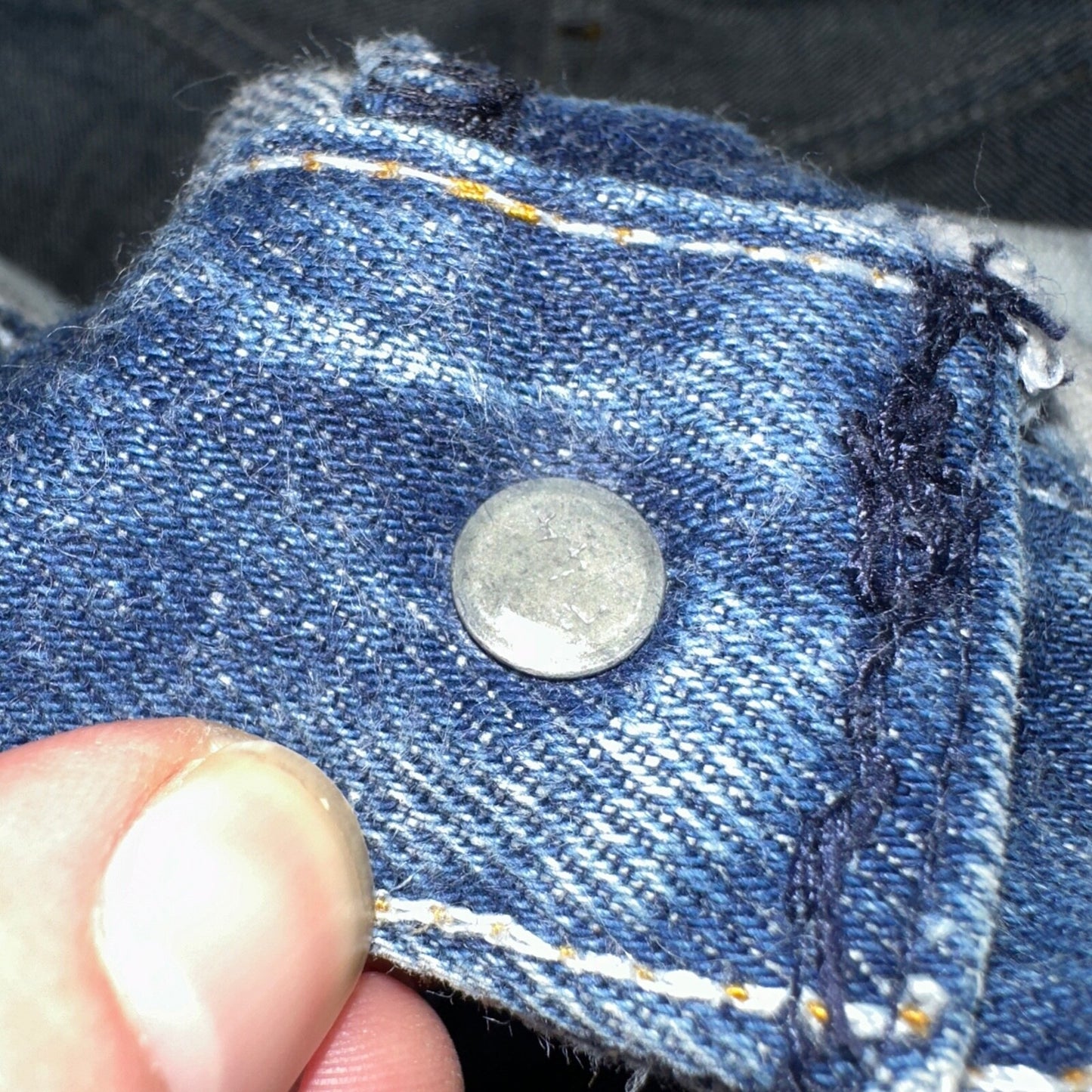 Levis 501 Vintage 80s USA XX Straight Leg Jeans Blue 26501 Med Wash Act 25x27