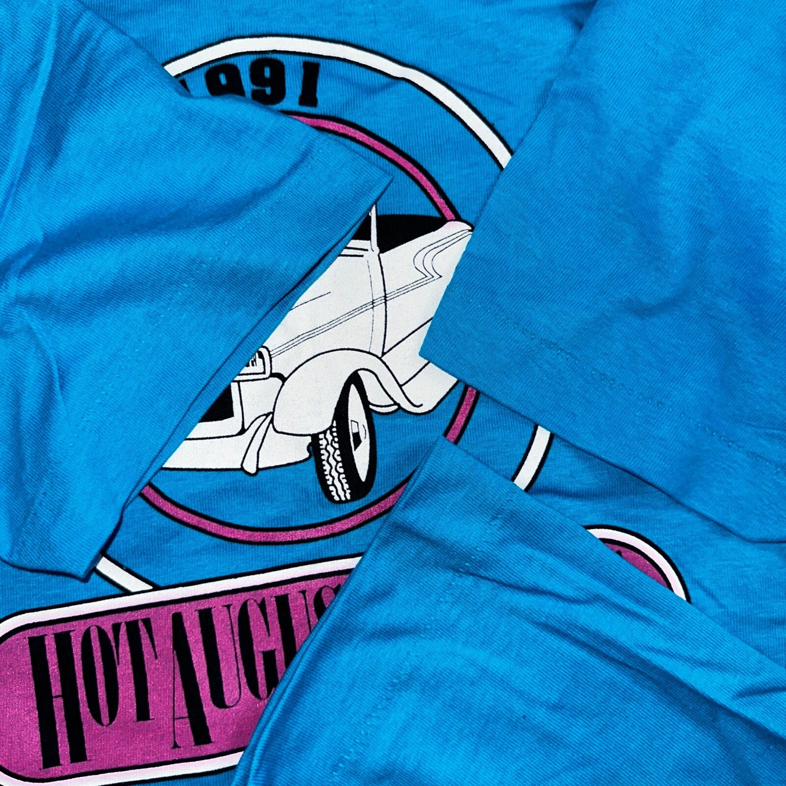 Hot August Nights 1991 VTG T Shirt 90s Single Stitch FOTL Graphic Sports Cars