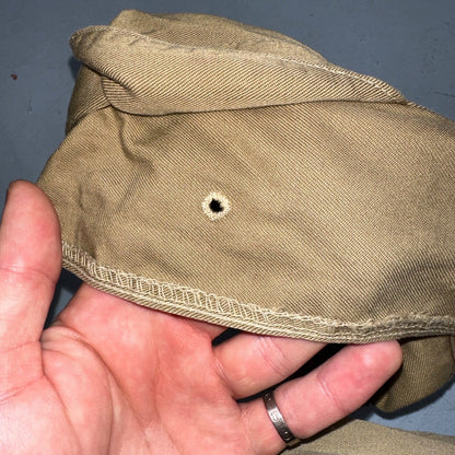 WWII US Navy V-5 Aviation Cadet Garrison Hat Lot of 2 WW2 Stencil