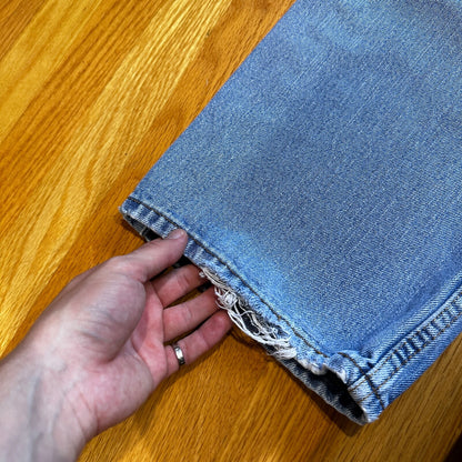 Levis 505 Vintage Y2K Straight Leg XX 2000s Jeans  40x32 Med Wash Act 37x31