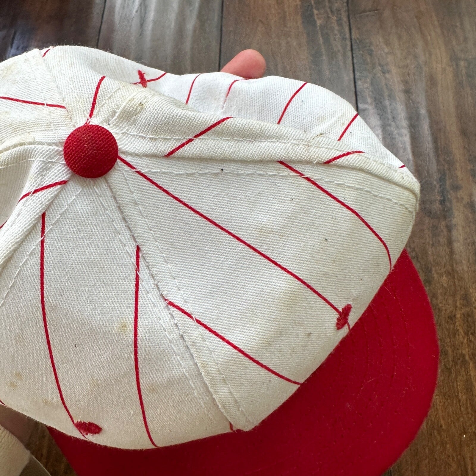 Zenith Very Rare Pinstripe VTG Hat Cap Snapback Advertising Radio Horizon 70s