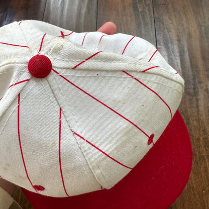 Zenith Very Rare Pinstripe VTG Hat Cap Snapback Advertising Radio Horizon 70s