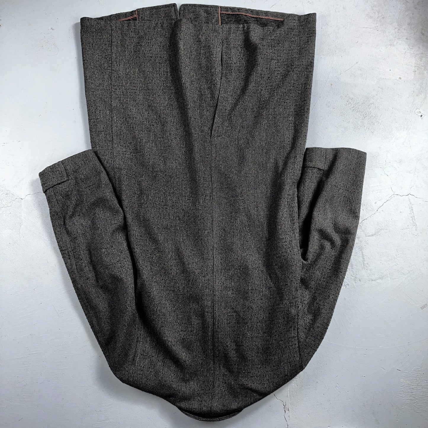 Vintage Barton Hall Coat Mens Gray Tweed Shabby Chic Wool 50s Union Made 1950s