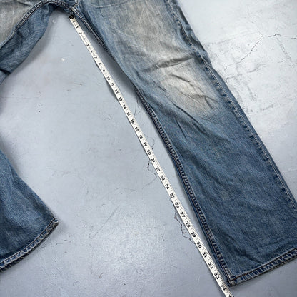 Levis 501 Vintage Y2K XX Straight Leg Jeans Blue Light Wash 36x36 Act 35x34