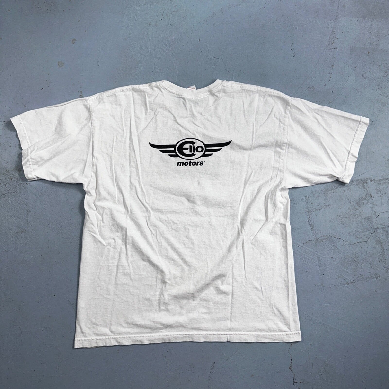 Elio Motors Racing Project VTG T Shirt Y2K Nascar Promo Cars Race Sports XL