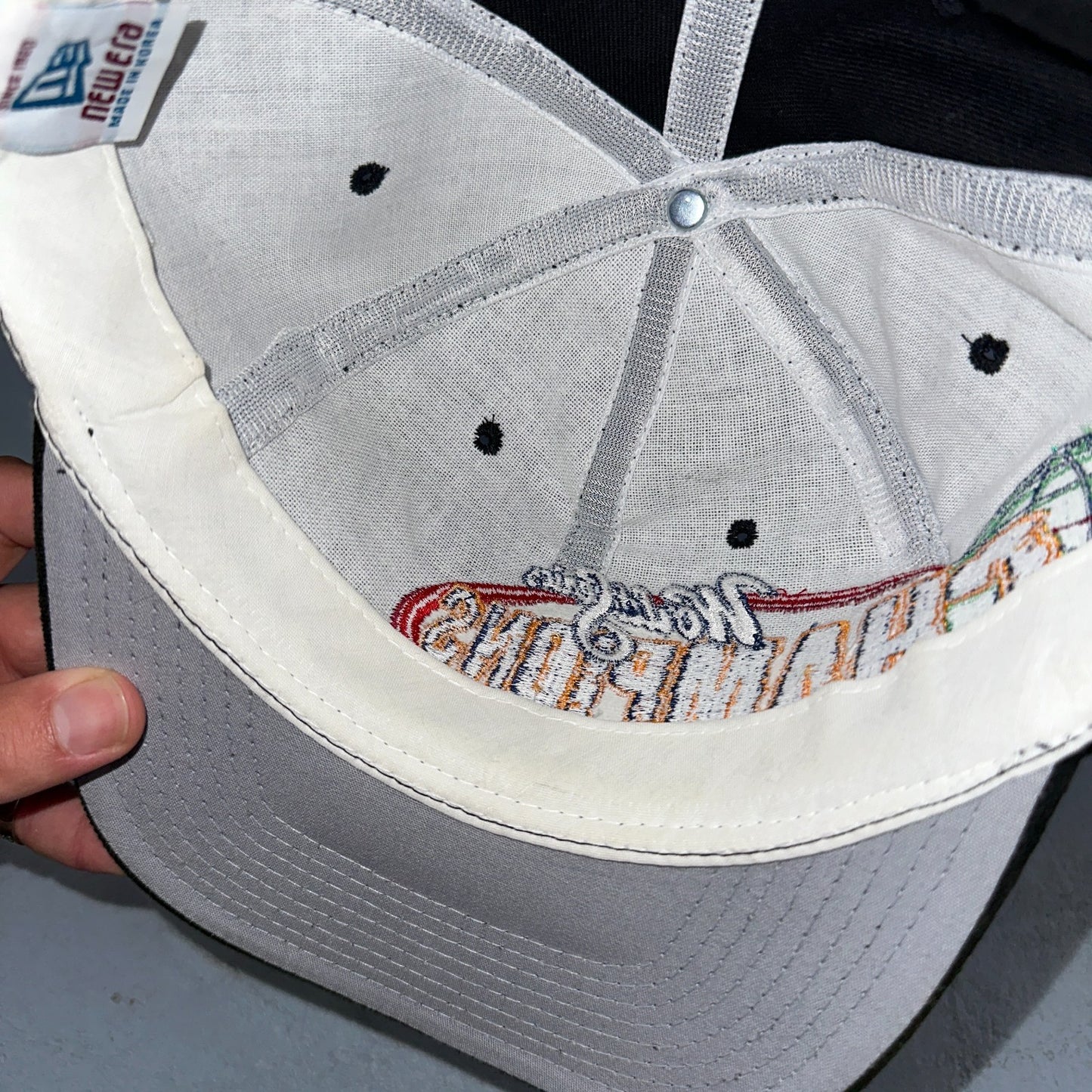 Vintage  New Era 1998 New York Yankees Hat Snapback MLB World Series Black Cap